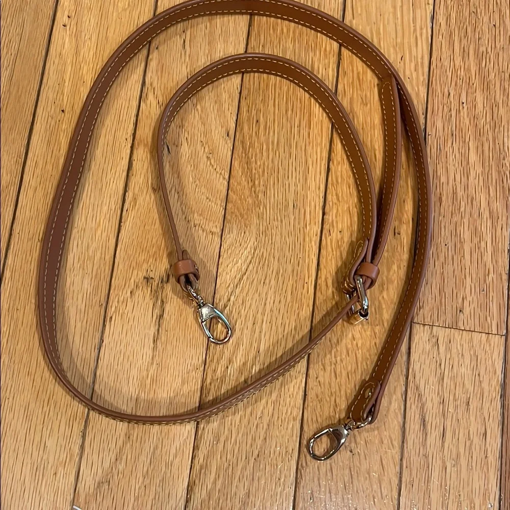 Brown Crossbody Bag replacement Strap Vachetta leather 41-47” - Picture 2 of 5